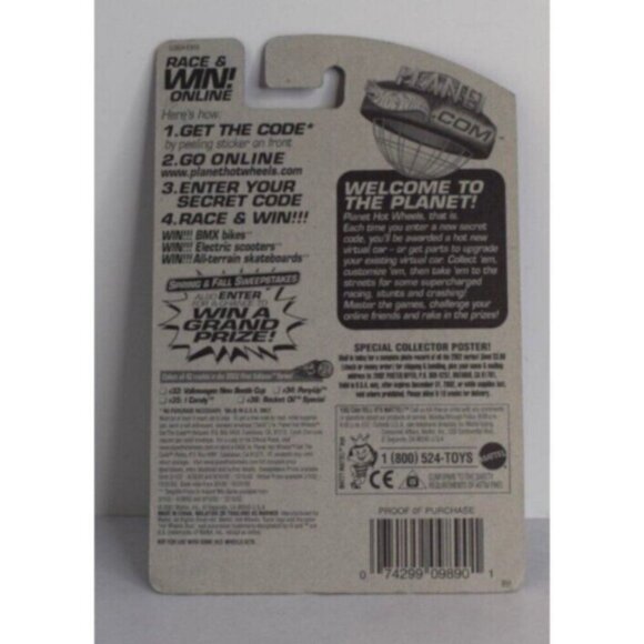 2002 Hot Wheels Rocket Oil Special Car First Editions #48 36/42 Purple 1:64 NEW! - Picture 8 of 8